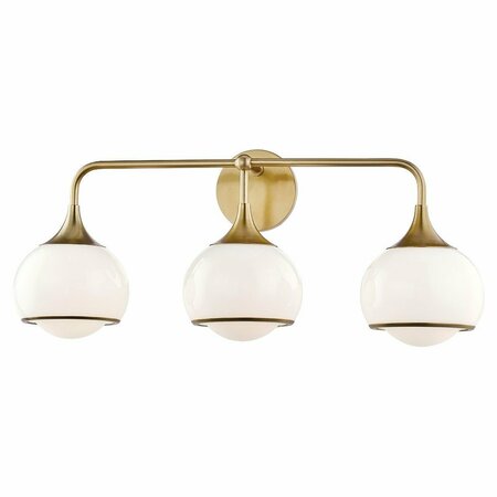 MITZI 3 Light Wall Sconce H281303-AGB